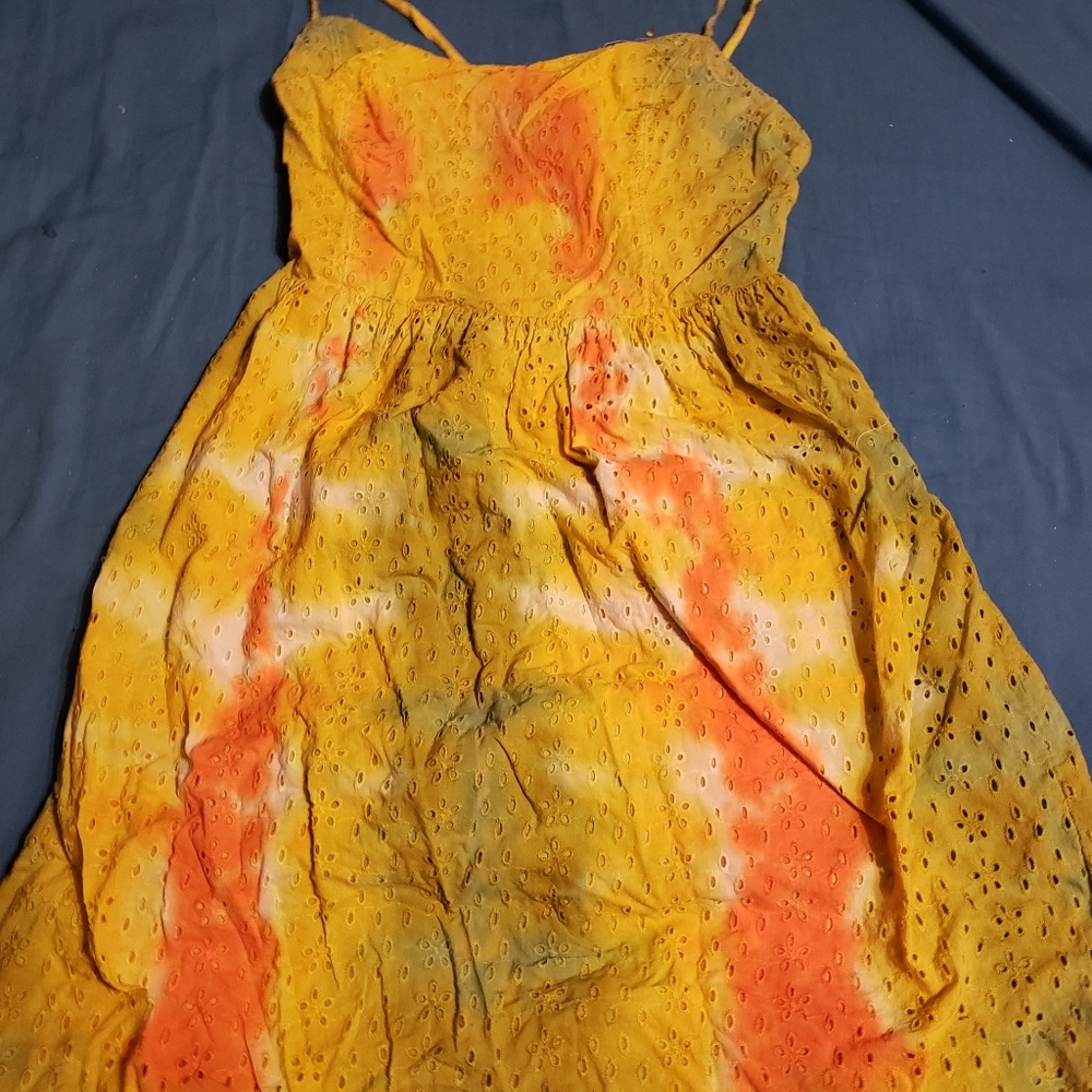 Tie dye sun dress